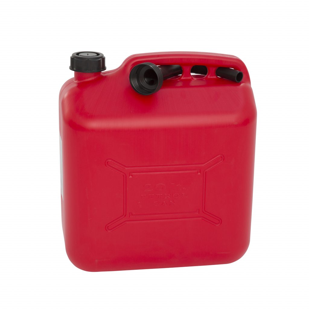Benzinkanister 5L (395g) Rot mit Verschluss