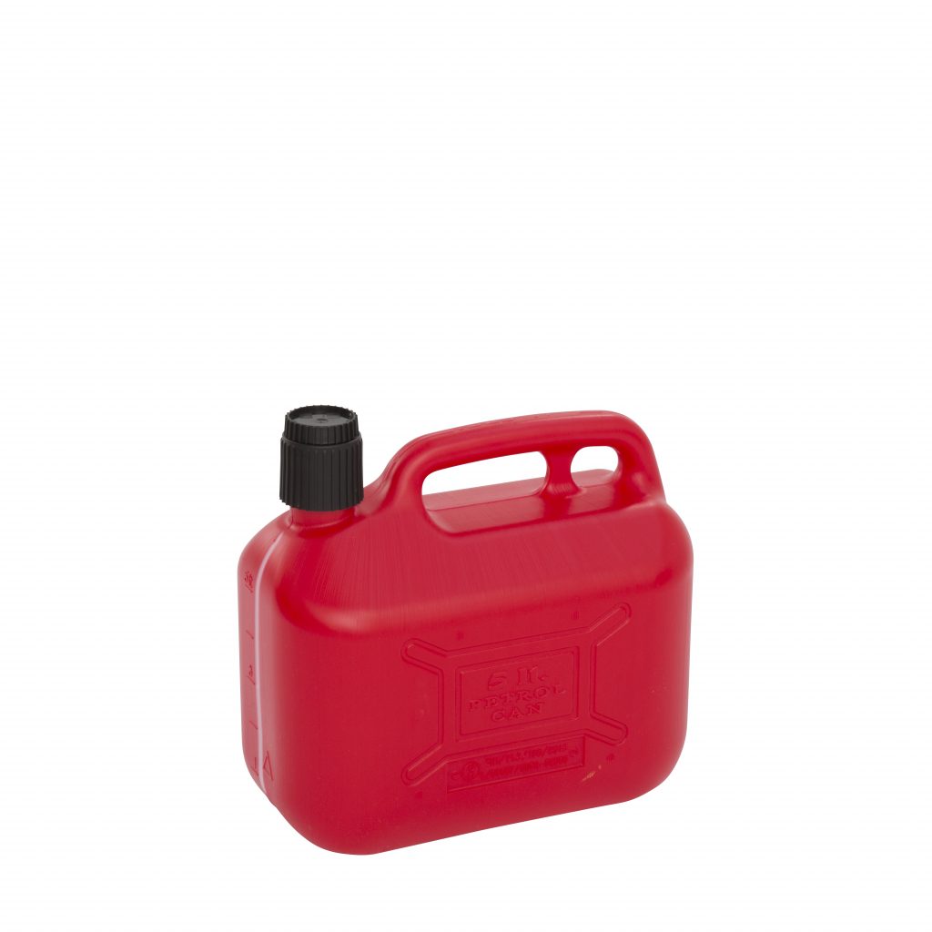 Benzinkanister Kunststoff rot 5 l